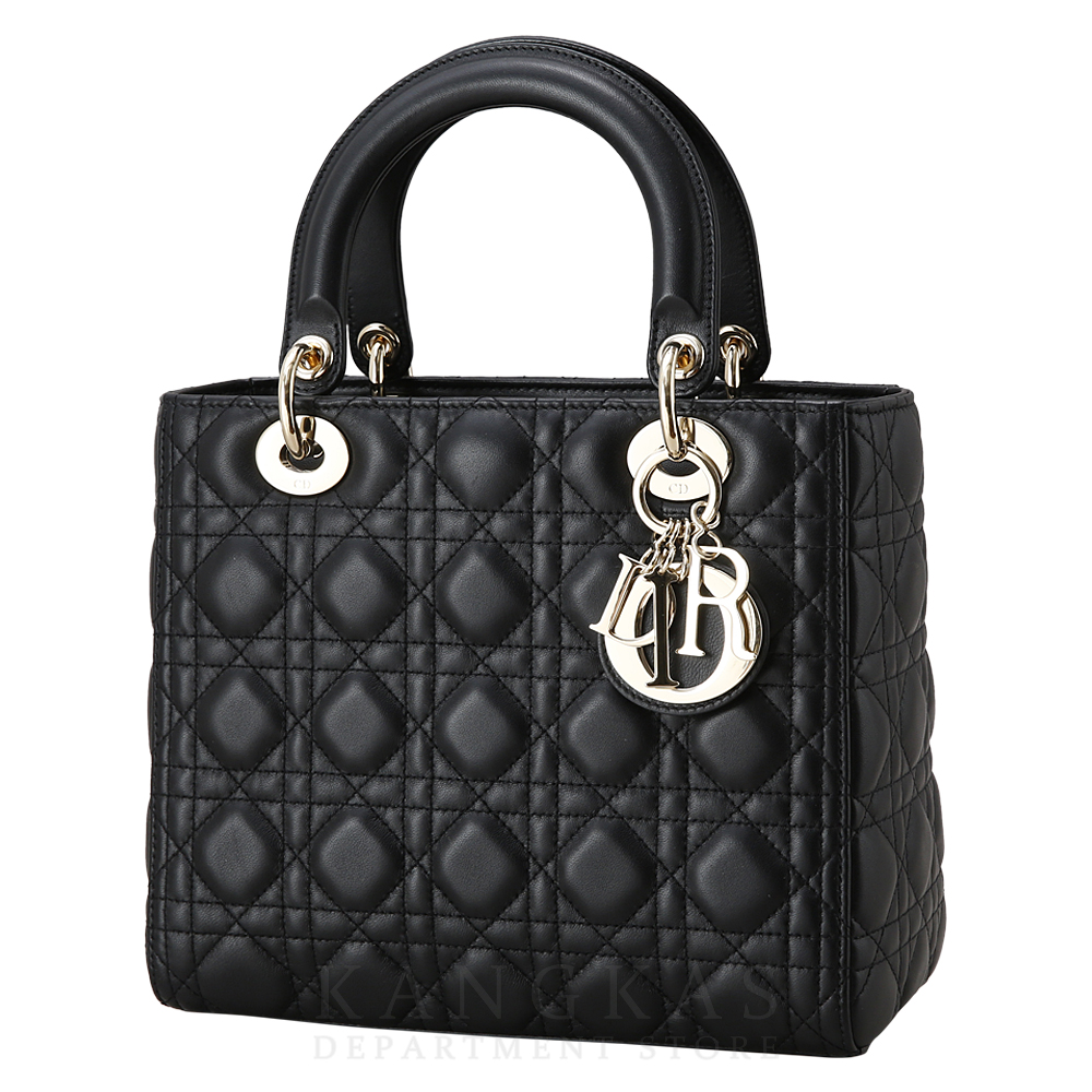 CHRISTIAN DIOR(USED)크리스찬디올 램스킨 레이디디올 미듐